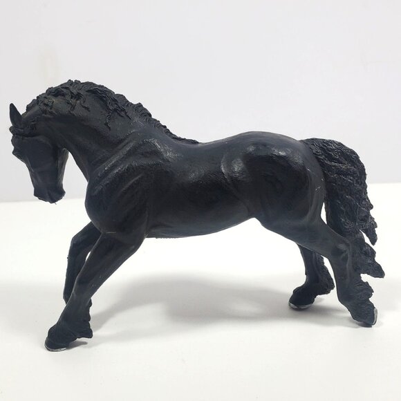 2005 Safari LTD Friesian Horse Black 5" Figure Retired - Picture 6 of 16